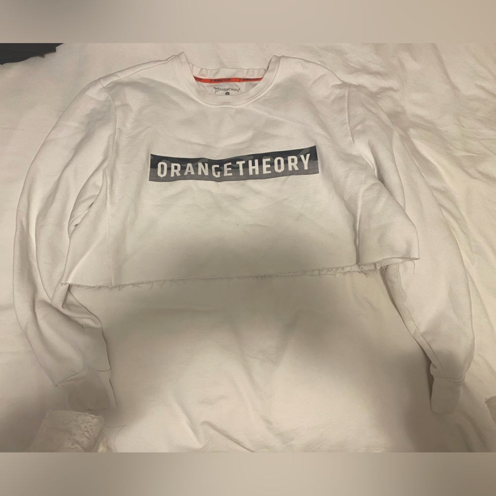 Orangetheory cropped sweatshirt
